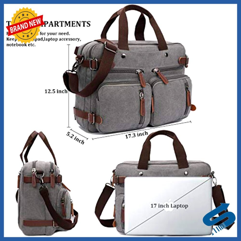 Convertible Laptop Backpack Multi-Functional Trav… - image 3